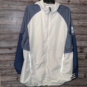 Adidas Men’s Hooded Windbreaker Jacket size L
